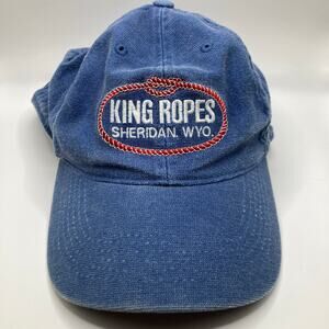 Imperial King Ropes Adult OS Blue Chambray Flexfit Baseball Hat Ranch Western